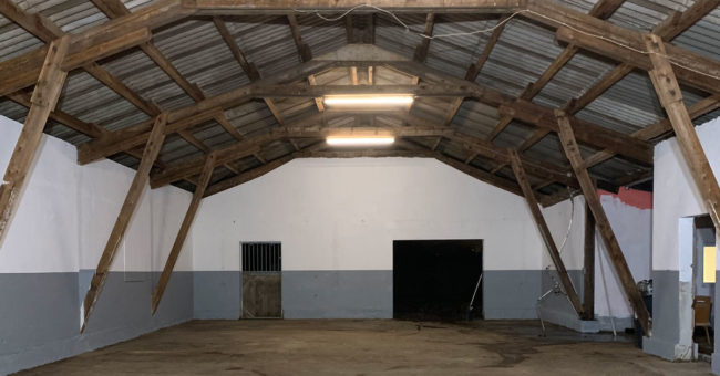 Umbau zum Privatstall Umbau zum Privatstall