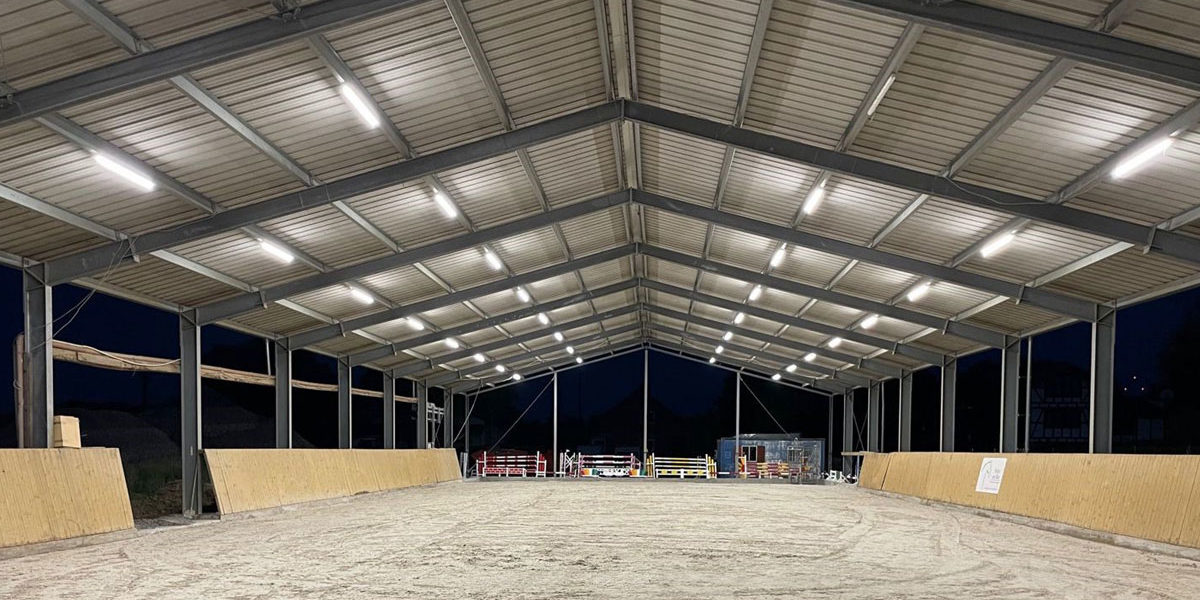 Reithalle neue Beleuchtung