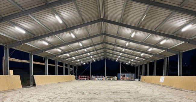 Reithalle neue Beleuchtung Reithalle neue Beleuchtung